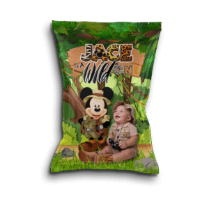 Custom chip bags party favors by Glitz Elite Kustom Studio